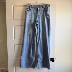 AE 12L Super High Rise Baggy Wide Leg Jeans